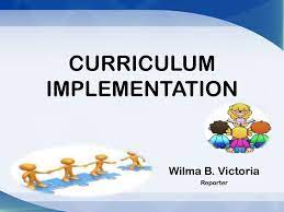 Curriculum planning and Implementation – CPI